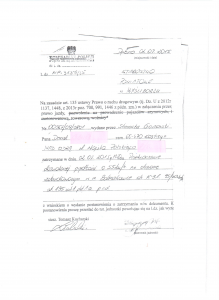Tak wygląda "dokument" ,na podstawie którego każdy policjant w Polsce może odebrać prawo jazdy każdemu kierowcy - bez żadnych dodatkowych dowodów